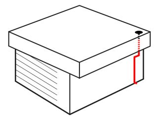 PVC platdakset | zwart | Ø 80 mm | enkel